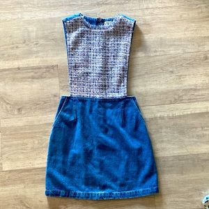 Zara jean dress with adorable cotton fabric